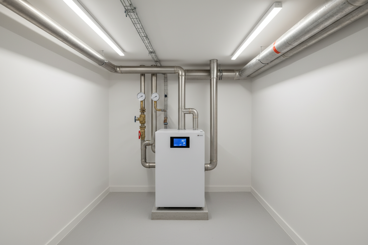 Remplacement chaufferie collective – Paris 15e - Après