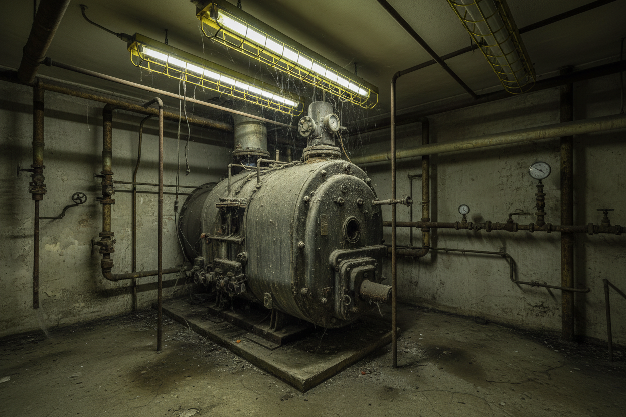 Remplacement chaufferie collective – Paris 15e - Avant